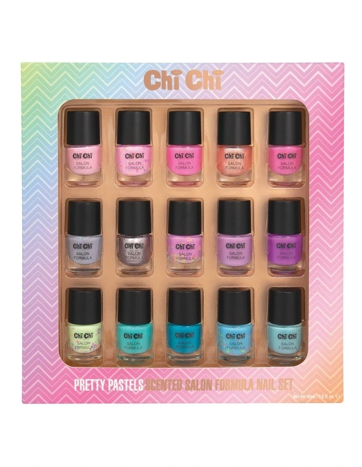 Pretty Pastels 15 Piece Nail Polish Set