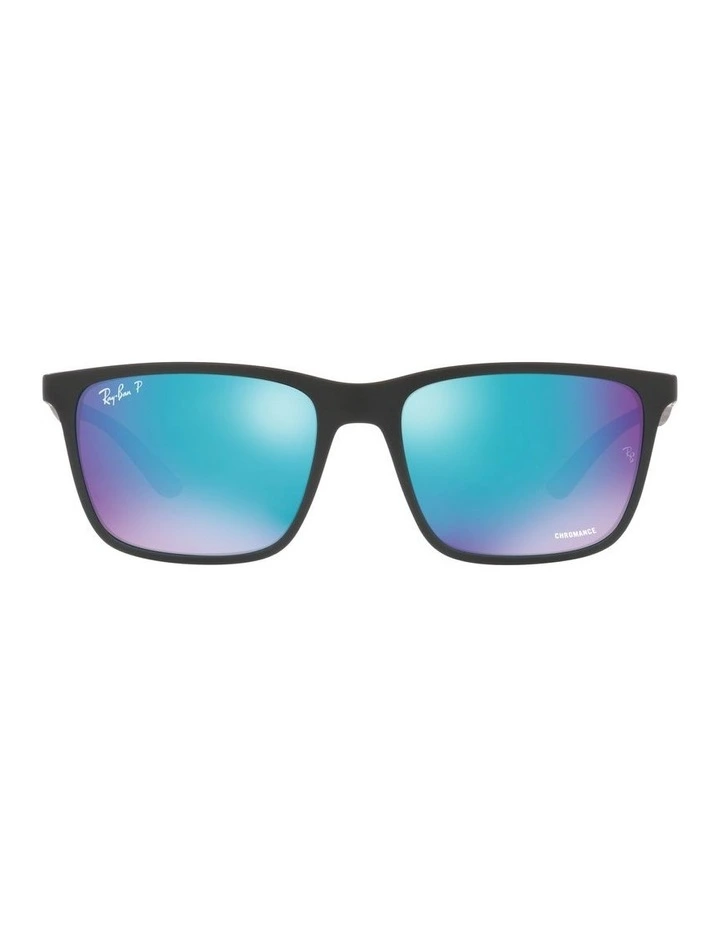 0RB4385 Polarised Sunglasses in Black
