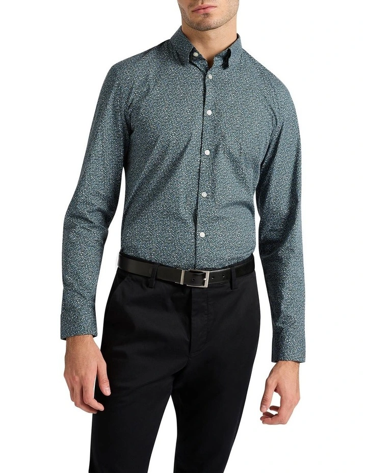 Never Tree Us Apart Shirt in Navy Multi