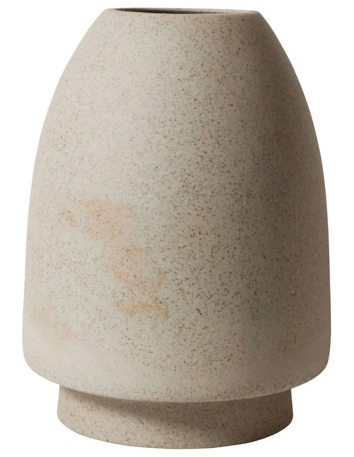 Life On Earth Ovo Vase 16x21cm in Granite