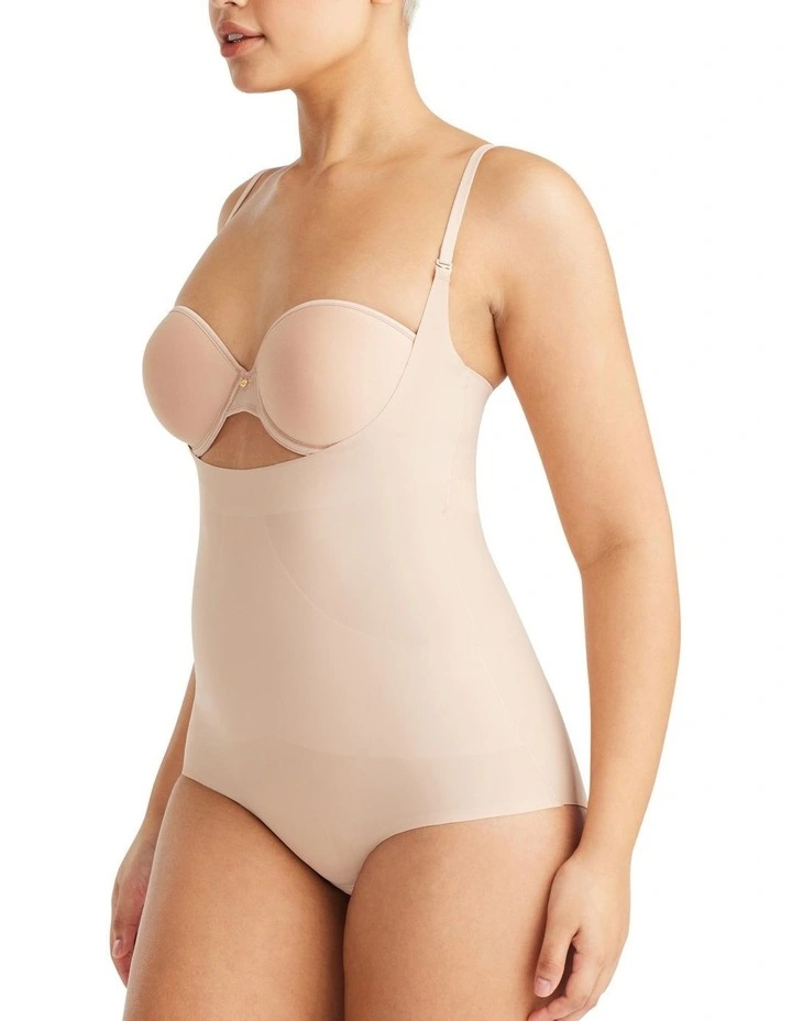 Revive Smooth Underbust Bodysuit in Taupe