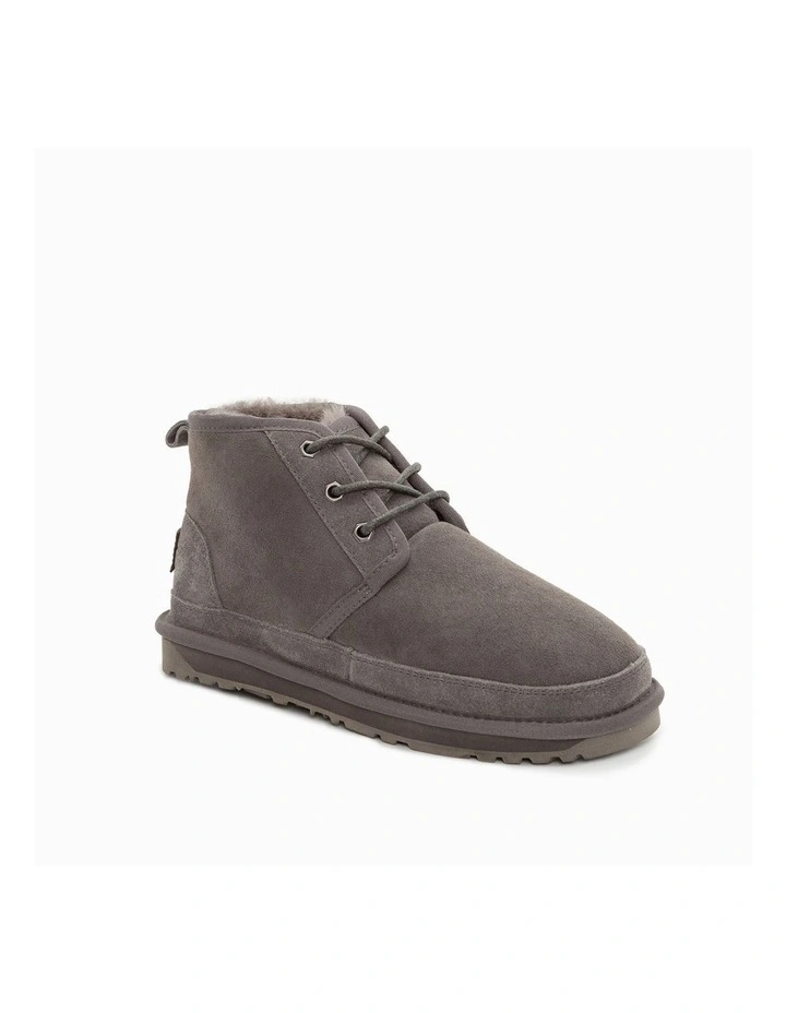 Kinsley Water Resistant Lace Boots in Grey
