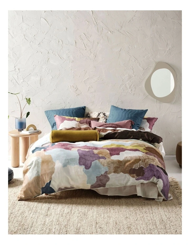 Panorama Quilt Cover Set In Lavender
