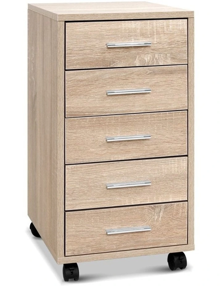 Filing Cabinet 5 Drawer Office Storage Organiser