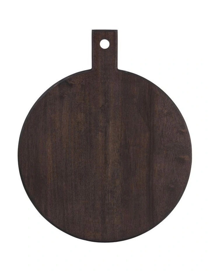 Graze Round Serving Paddle 45x37x2cm in Black