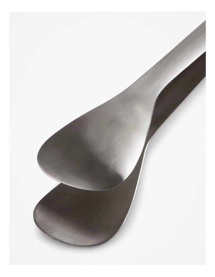 Nolan Small Tongs in Brushed Steel