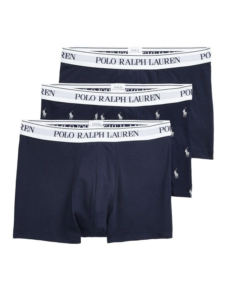 3 Pack Fashion Print Trunks