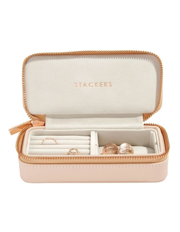 Medium Travel Case Blush Jewellery Box