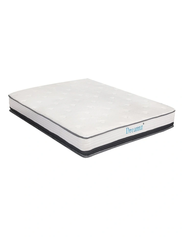 Medium Firm Pocket Spring Mattress Single 21cm in White