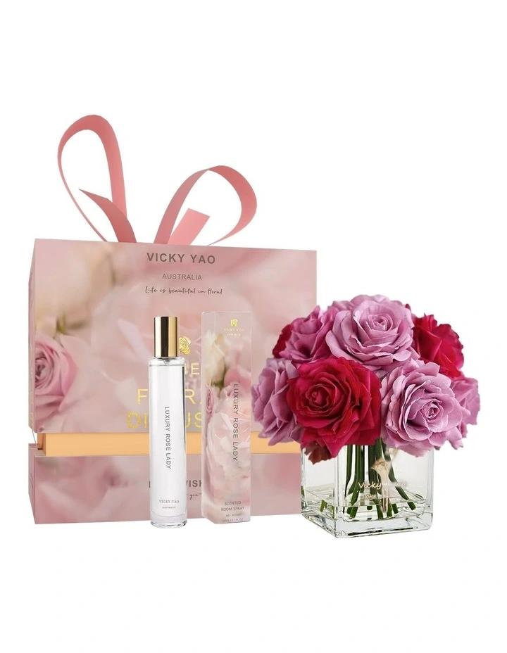 Luxury Artificial Rose Arrangement in Multi