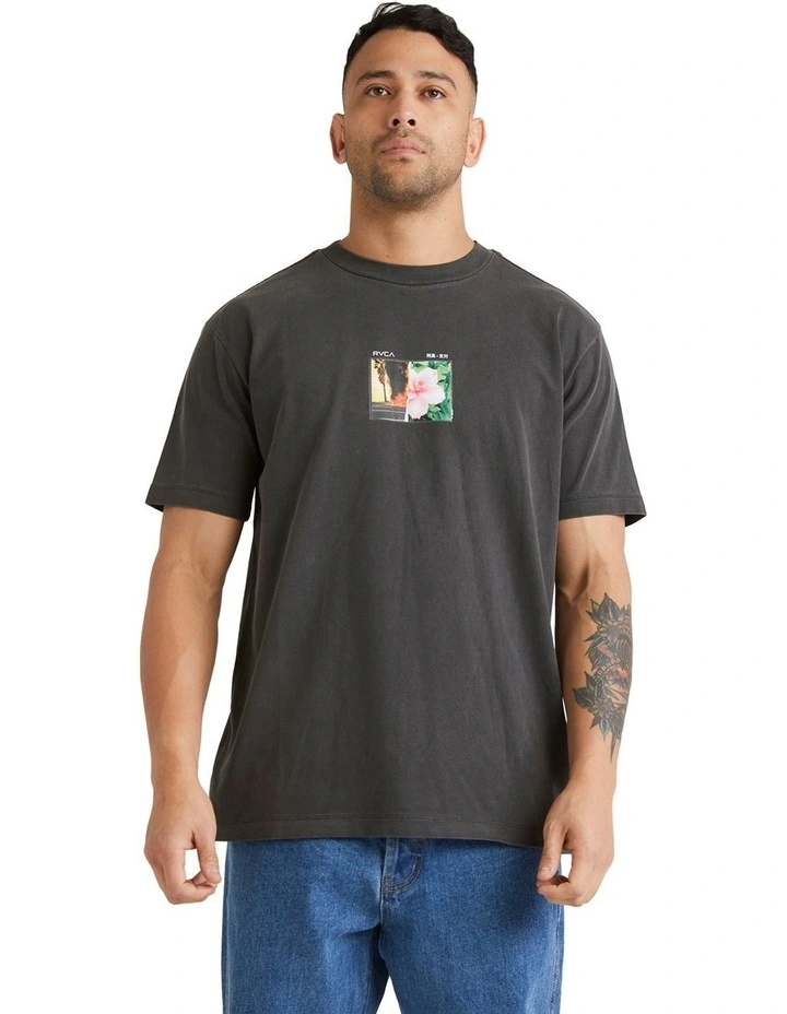 Let It Burn T-shirt in Washed Black