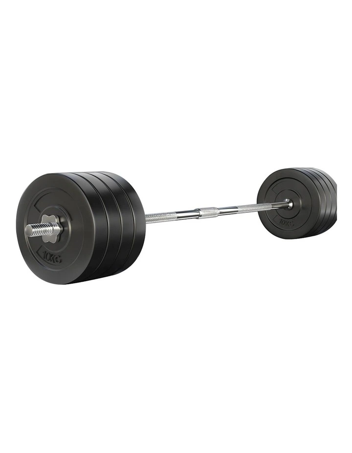 88KG Barbell Weight Plates in Black