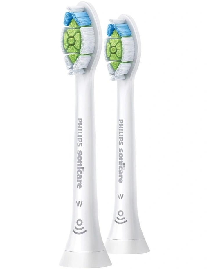 Sonicare Optimal 2 Piece Brushhead Set in White HX6062/67