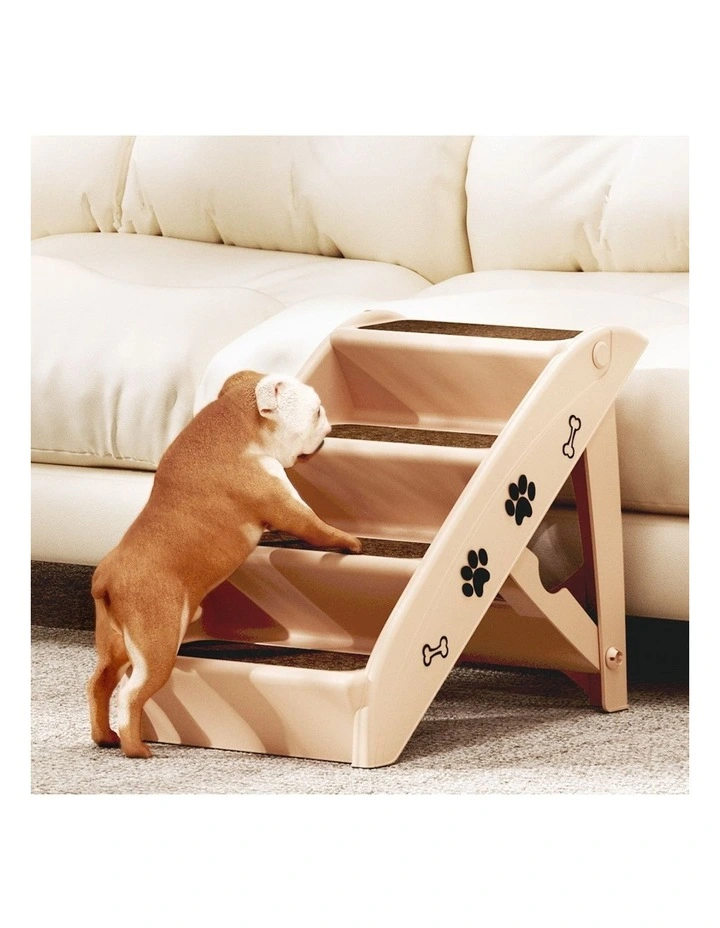 Dog Ramp Steps in Beige