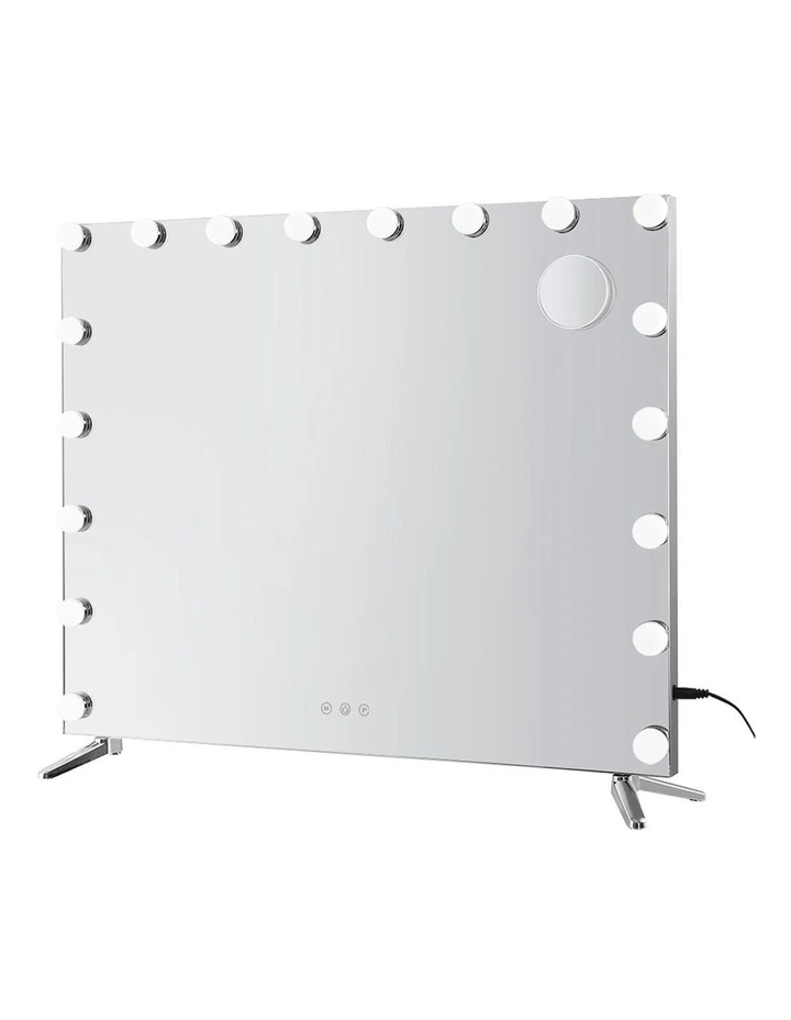 Bluetooth Makeup Mirror with LED in Silver