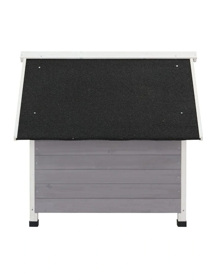 Wooden XL Dog Kennel in Grey