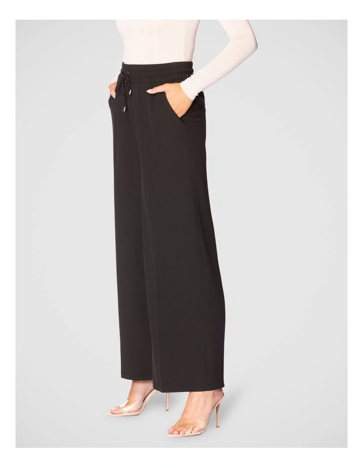 Maribel Wide Leg Pant in Black