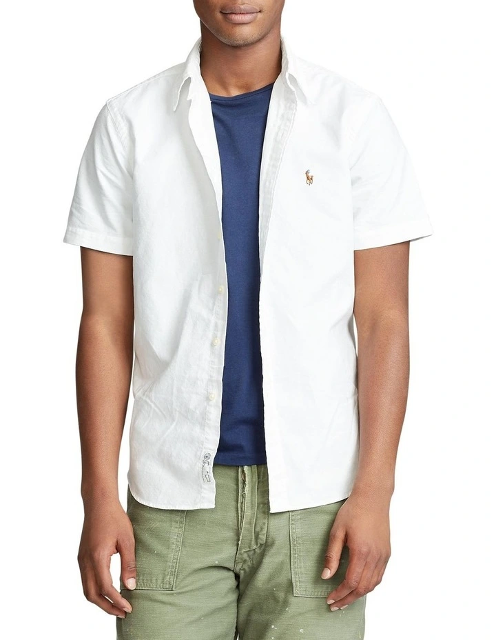 Classic Fit Oxford Shirt in White