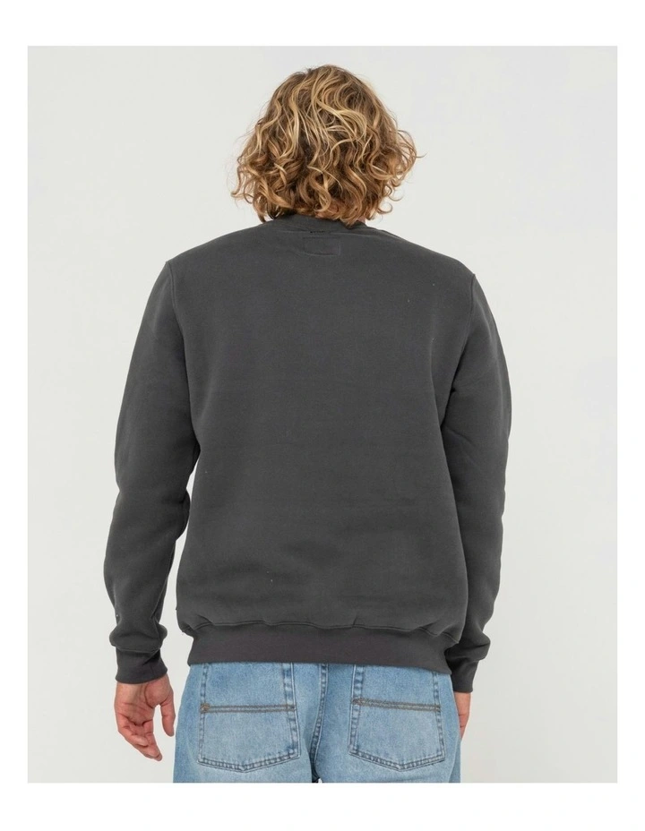 Fence Hopper Crew Super Fleece in Grey