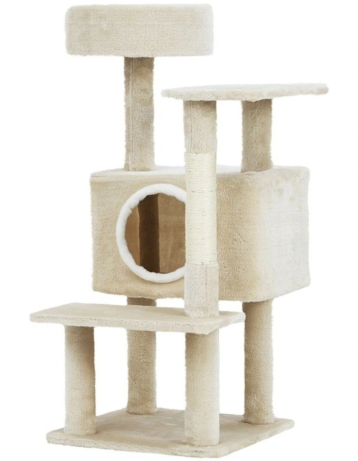Cat Tree Tower 90cm in Beige
