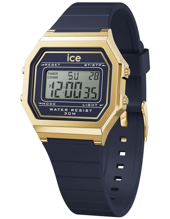 Digit Retro Watch in Twilight Gold