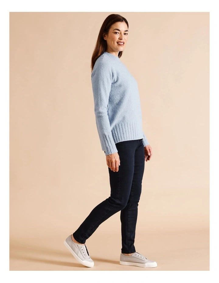 Organic Cotton Blend Wardrobe Staple Jegging Denim In Dark Indigo