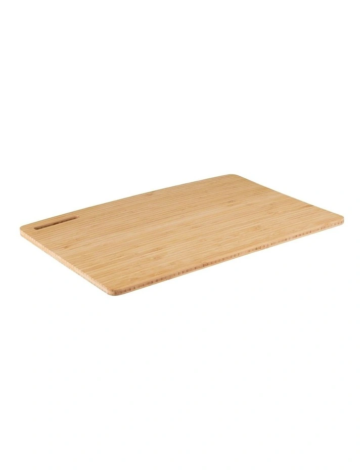 Evergreen Tri-Ply Bamboo Board With Phone Holder 45x30cm in Natural