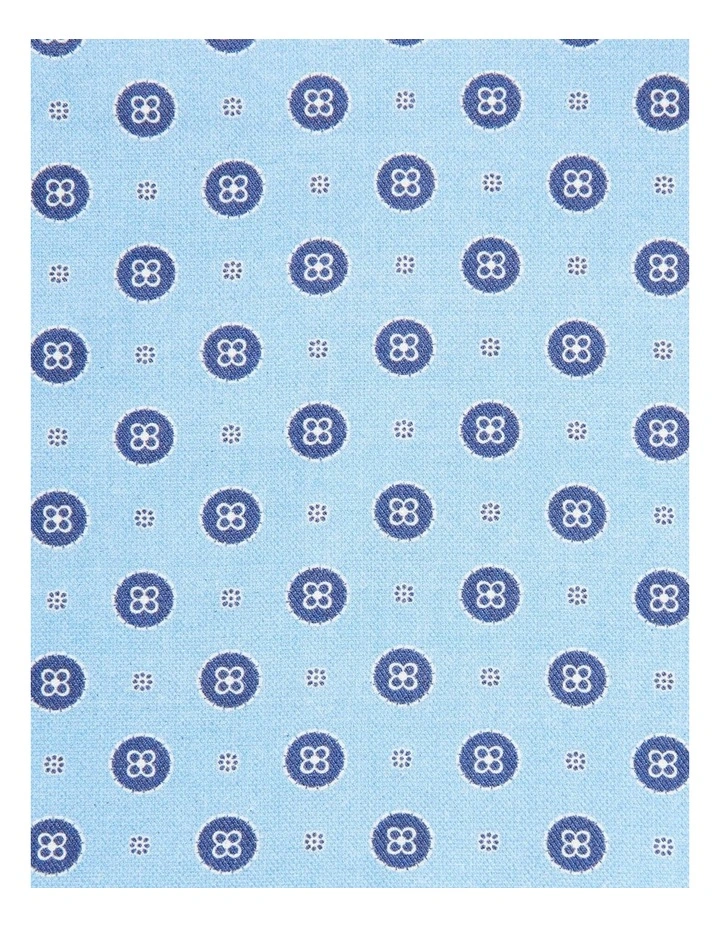 Pocket Square Geometric Print Handkerchiefs in Blue