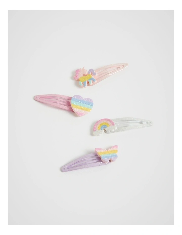 Rainbow Motif Snap Pack in Multi