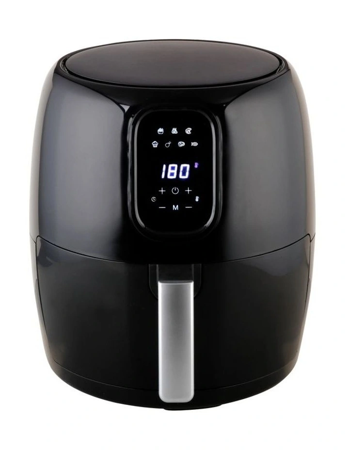 8L Digital Air Fryer with 200C in Black