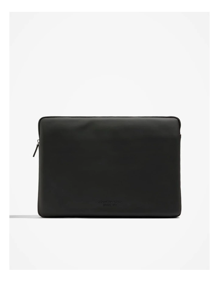 Laptop Zip Pouch in Black