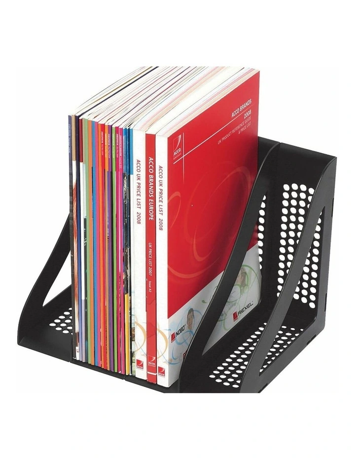 4pc Enviro Modular Magazine/Folder Storage Rack/Shelf Bookcase Organiser