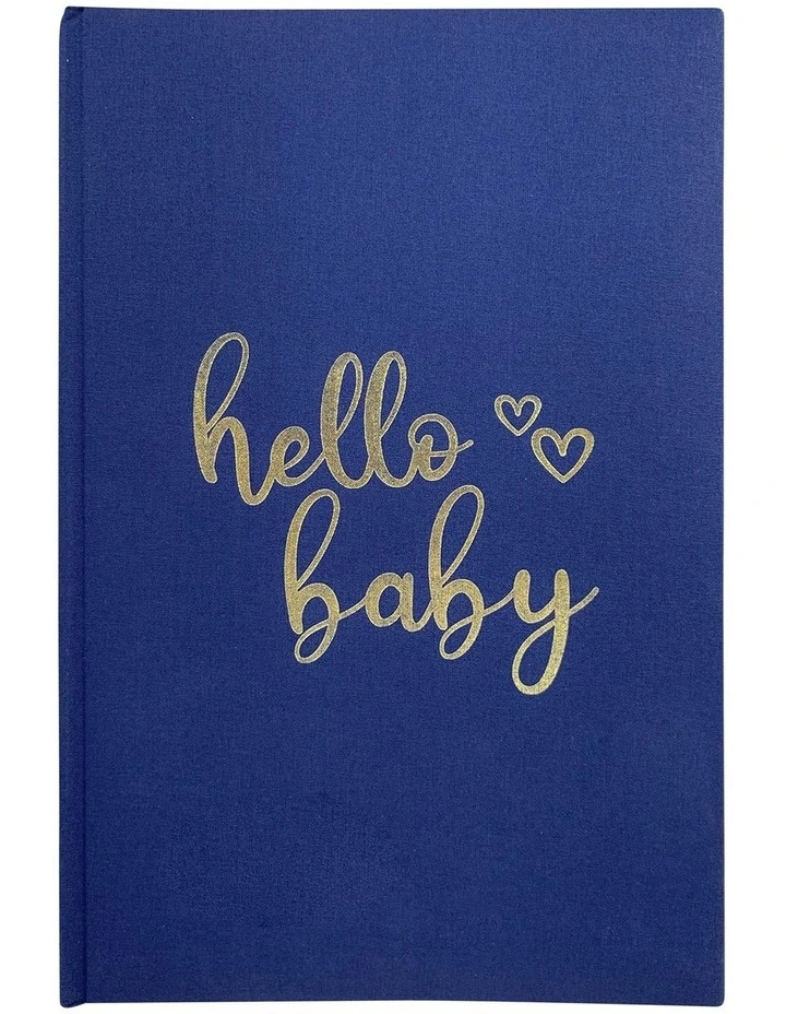 Hello Baby Photo Album 300 Photos Capacity in Navy