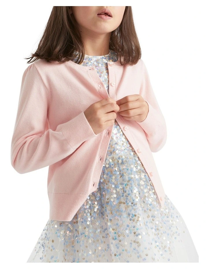 Classic Cardigan in Pink