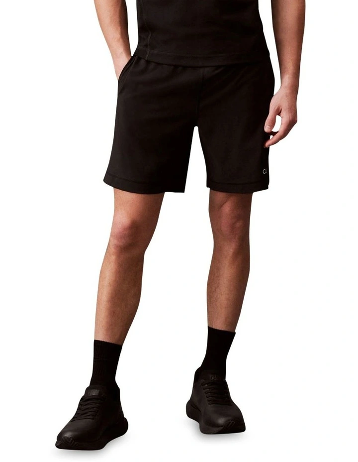 Woven Short in Black Beauty