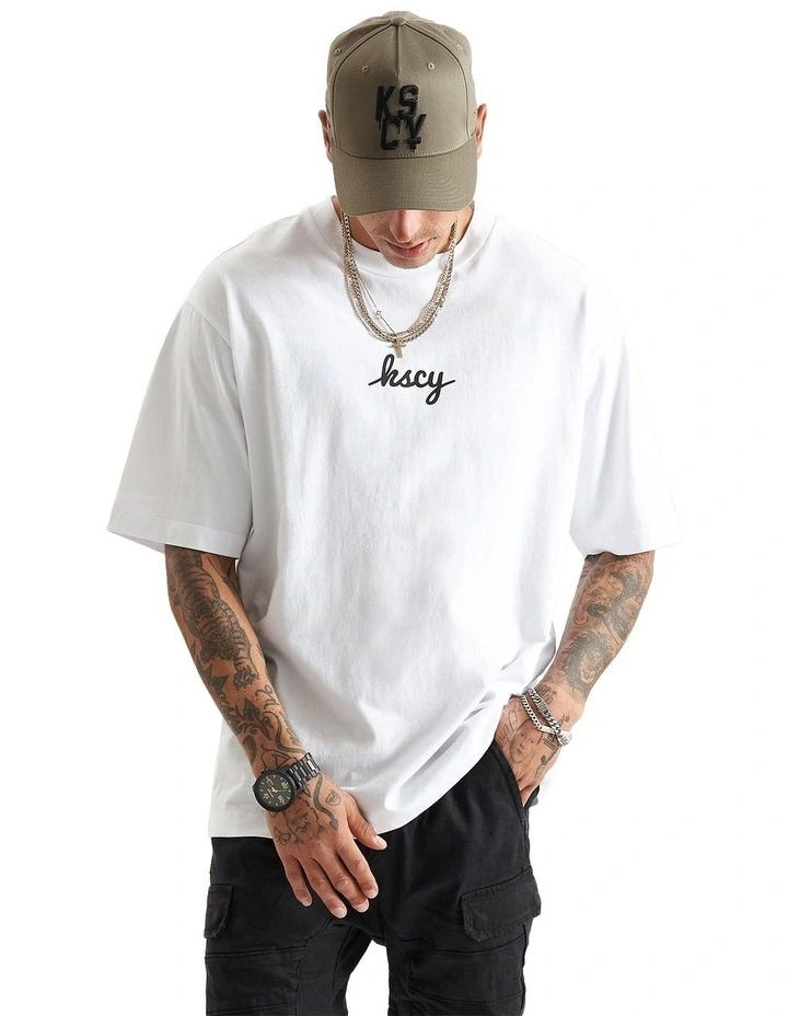 Renesmee Heavy Oversized Tee in White