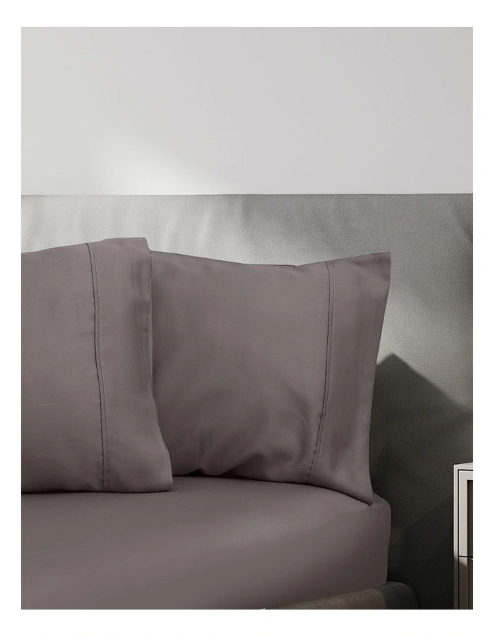 1500TC Cotton Rich 3 Piece Sheet Set in Brown