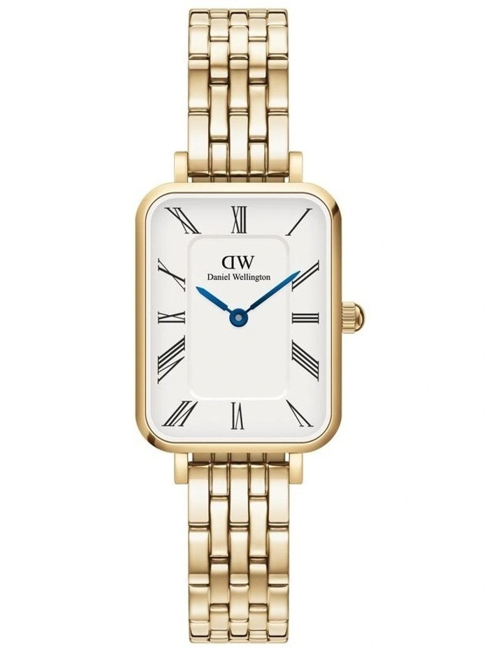 Quadro Stainless Steel Watch in Gold