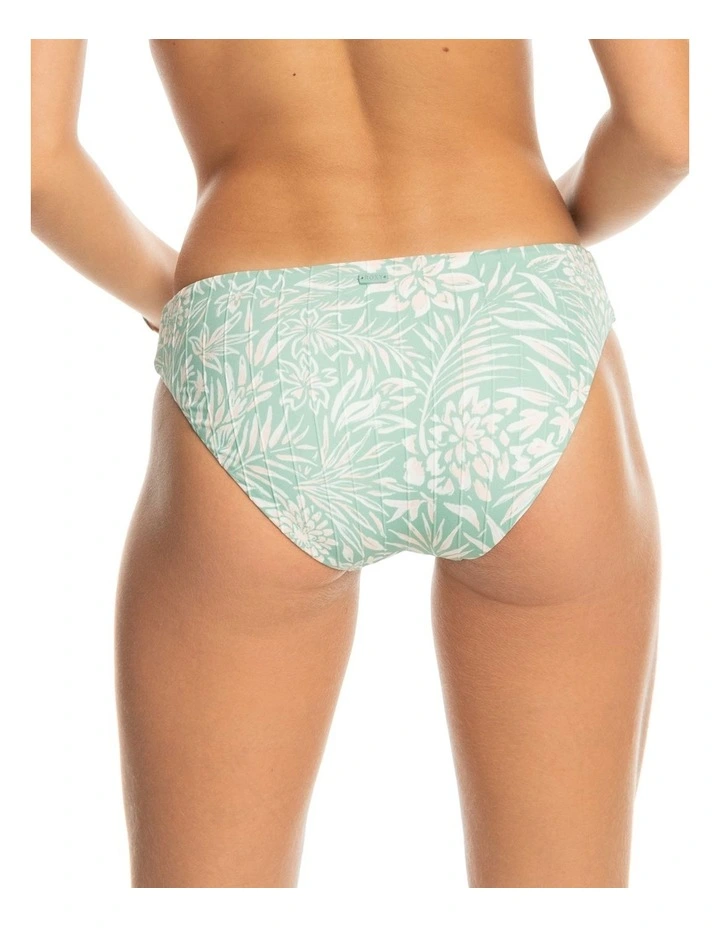 Rib Love The Comber Bikini Bottoms in Blue Surf Planao