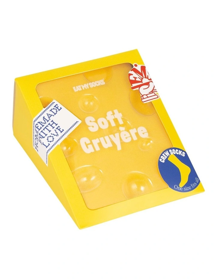 Soft Gruyere Socks in Yellow