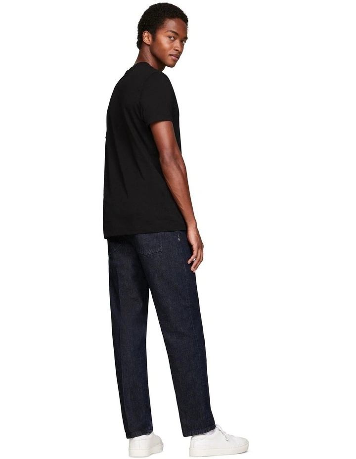 Arch Varsity Tee in Black