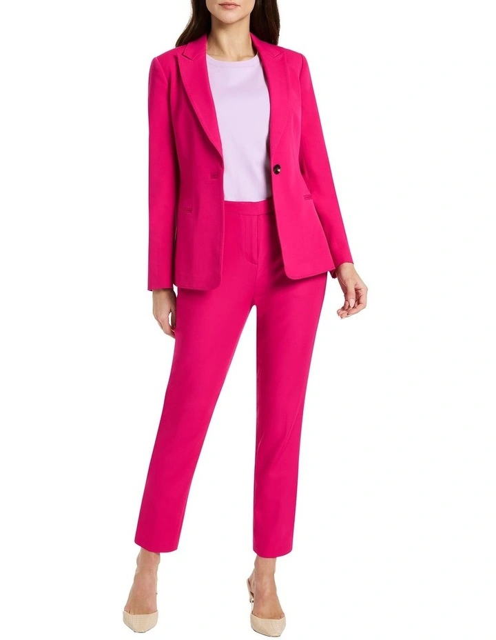 Raina Blazer in Berry