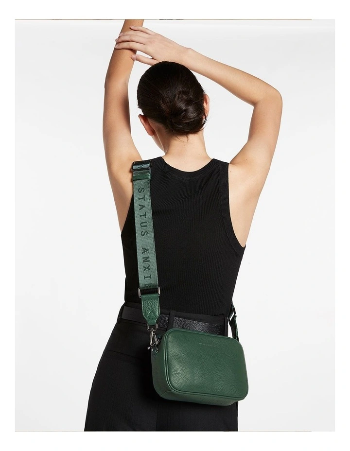 Plunder Web Crossbody Bag in Green