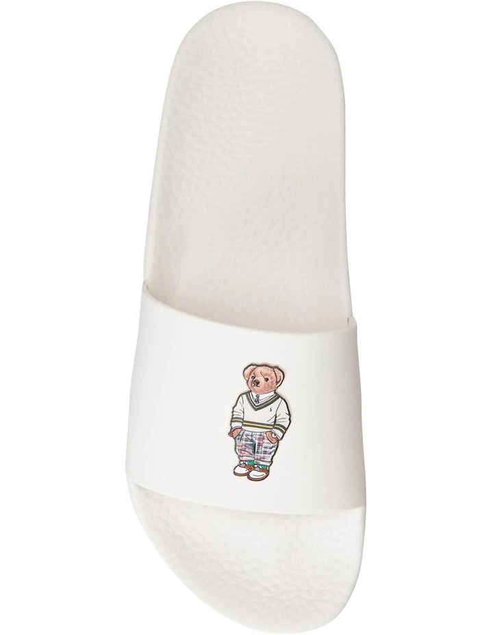 Bear Slide in White