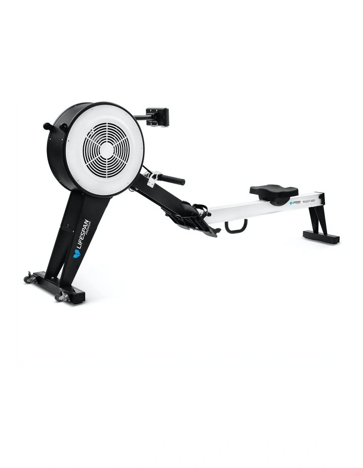 Air & Magnetic Commercial Rowing Machine in Black