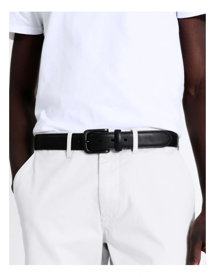 Pin Buckle Belt in Black