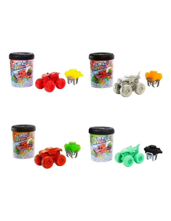 Monster Trucks Colour Reveal Water Blaster Assortment