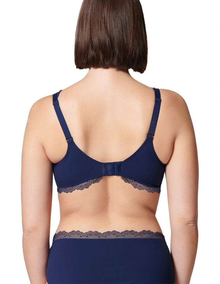 Canopee Square Neck Full Cup Bra in Blue