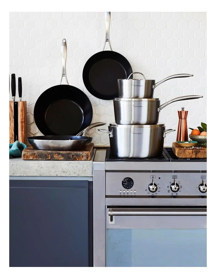 Conical Tri-Ply Non-stick Frypan 28cm in Silver
