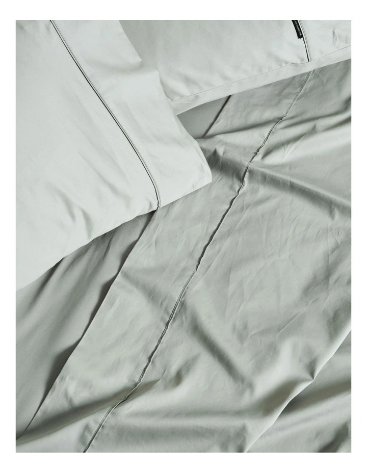Augusta 500TC Flat Sheets In Green Gum